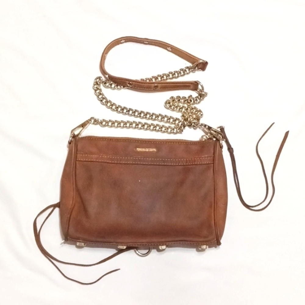 Rebecca Minkoff Brown Leather MAB Crossbody Bag - Picture 2 of 12